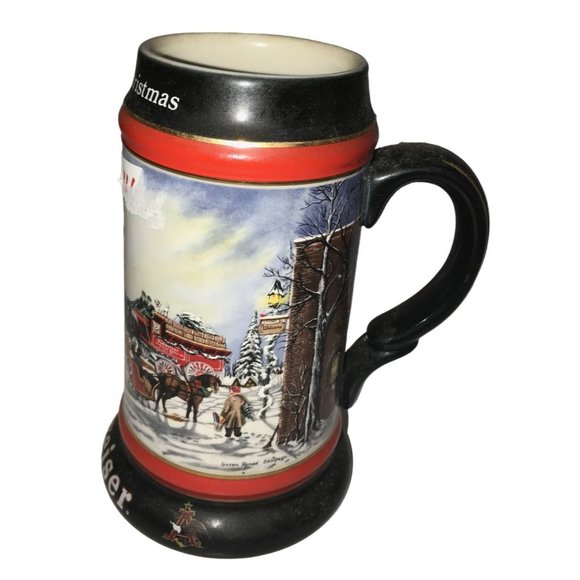 Budweiser Collectible Beer Stein Set (An American Tradition, A Perfect Christmas - Picture 13 of 16